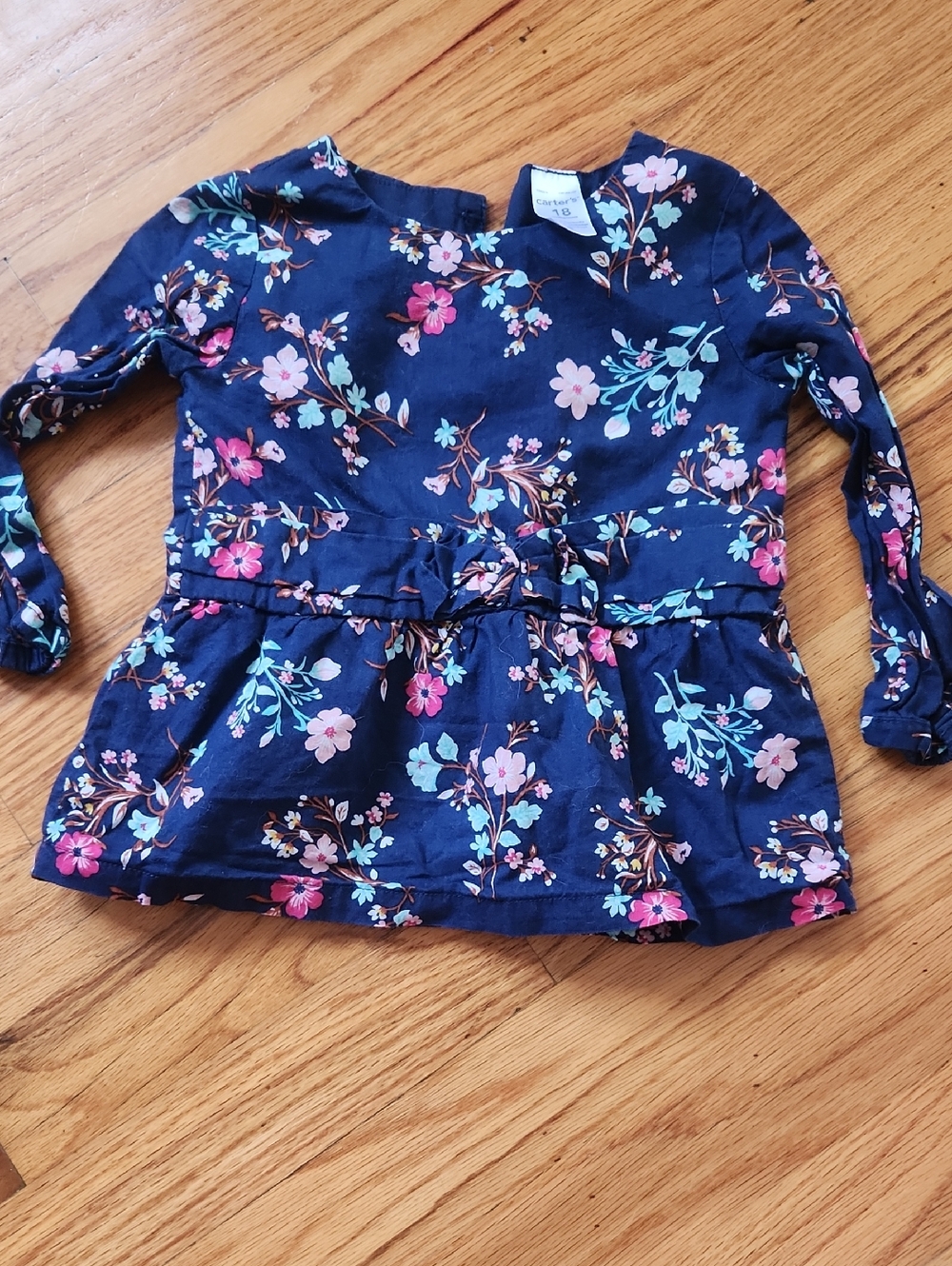 Carters Floral Blouse 18M